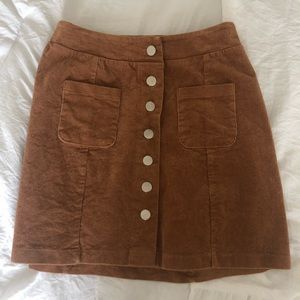 Corduroy skirt